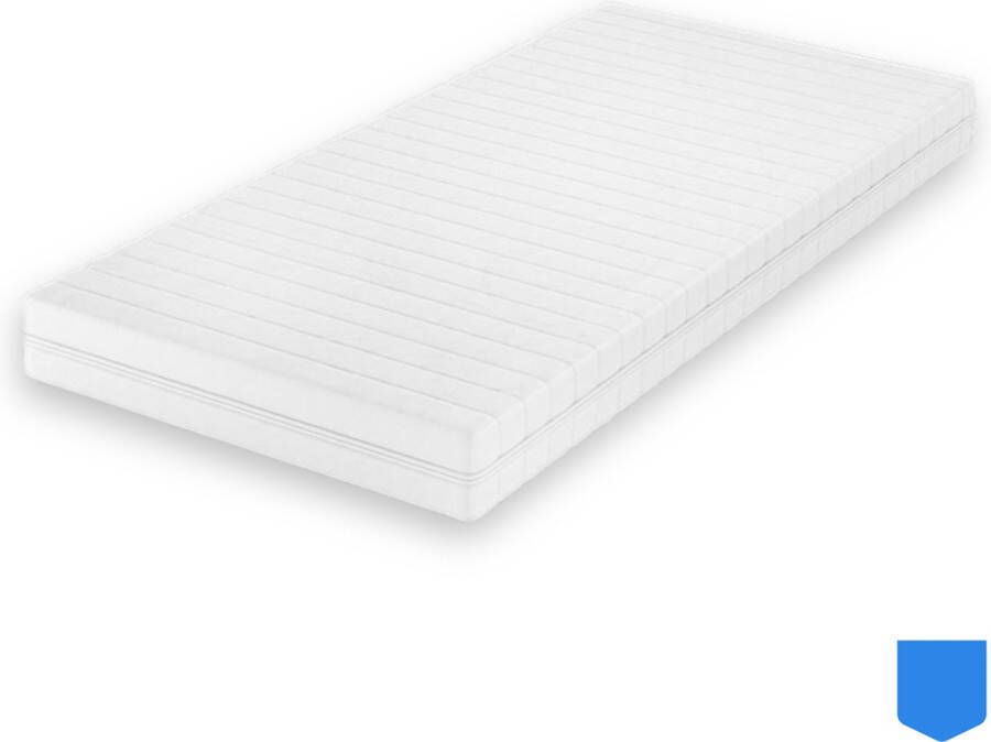 Efko Comfortschuim Matras 90 x 200 cm 1 persoons Luxe Matrashoes met Rits wasbaar Logeermatrassen kindermatras