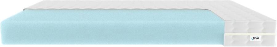 Efko Matras 140x200 Hr koudschuim 20cm dik Afneembare tijk wasbaar Hotel kwaliteit 140 x 200 cm Koudschuim