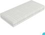 Efko Pocketvering hybride Matras Traagschuim en Geltexmatras 90x200 cm All-Season Omkeerbaar Luxe Matrashoes met Rits Wit - Thumbnail 2