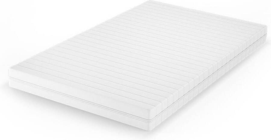 Efko Koudschuim Matras 140x200 cm Pocketvering 2 persoons Luxe Matrashoes met Rits wit Ultieme Nachtrust en Rugondersteuning - Foto 4