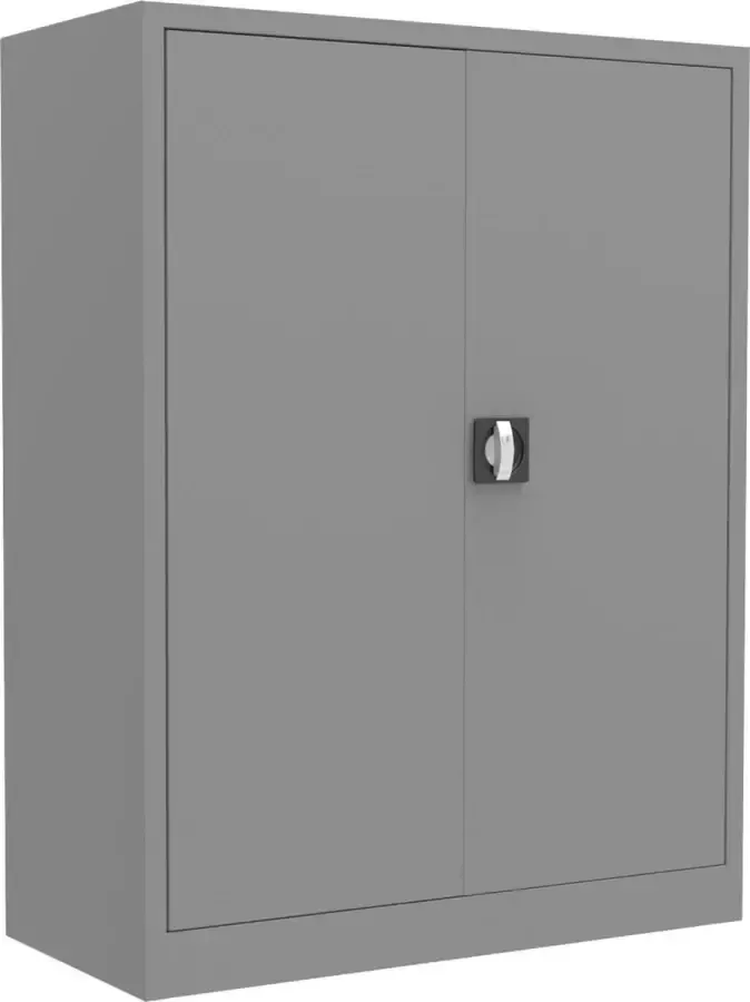 Eigen huismerk Square draaideurkast 120x92x42cm 2 Legborden RAL 7035