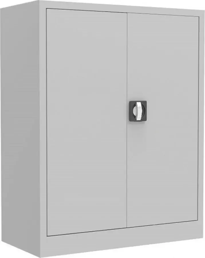 Eigen huismerk Square draaideurkast 180x80x38cm 4 Legborden RAL 7035