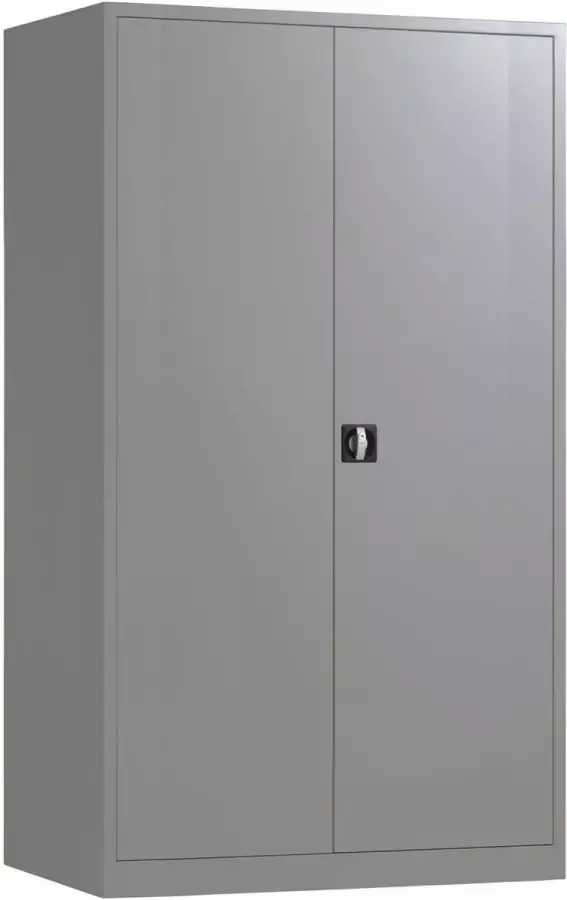 Eigen huismerk Square draaideurkast 195x120x60cm 4 Legborden RAL 7035