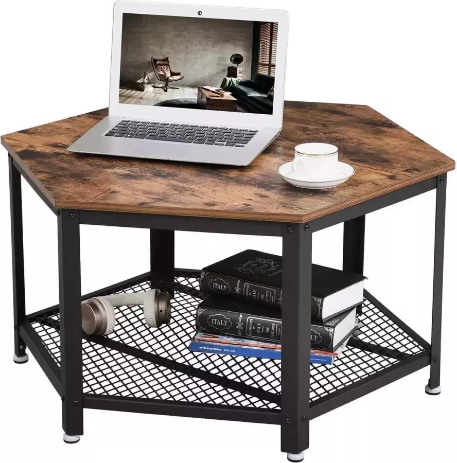 EKEO Salontafel Vintage Tafel Bijzettafel Woonkamer Industruieel vintage look