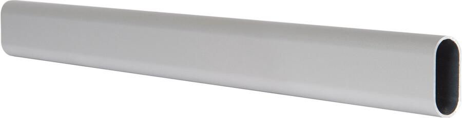 Eleganca Kledingstang 90cm – Kledingroede – Stevig Aluminium – Duurzame Garderobestang – Kledingstang – Kledingrek – Kleerhanger – Ophangen van Kleding – Inclusief Kastroededragers Afmetingen roededragers H4.5 x B2 cm Zilver - Foto 2