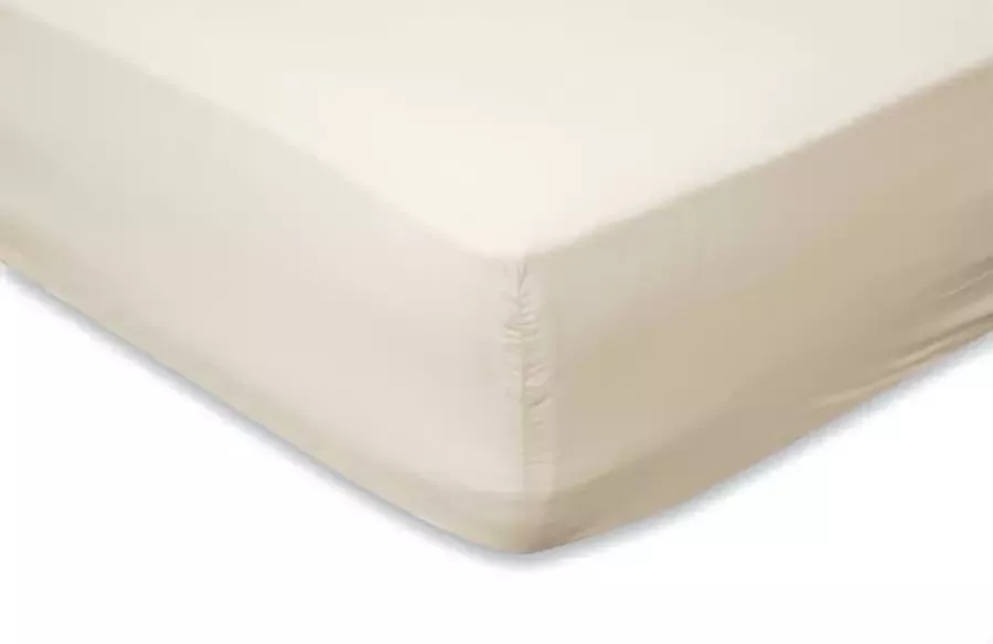 Elegance Hoeslaken Katoen Perkal 35cm Hoekhoogte Ivoor 120x200cm Twijfelaar