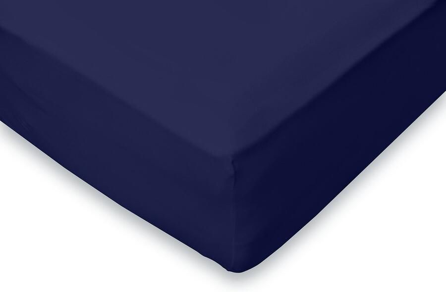 Eleganzzz Hoeslaken 180gr m2 Hoogwaardig Flanel 35cm Hoekhoogte Blauw Hoeslaken 120x200cm Hoeslakens Twijfelaar