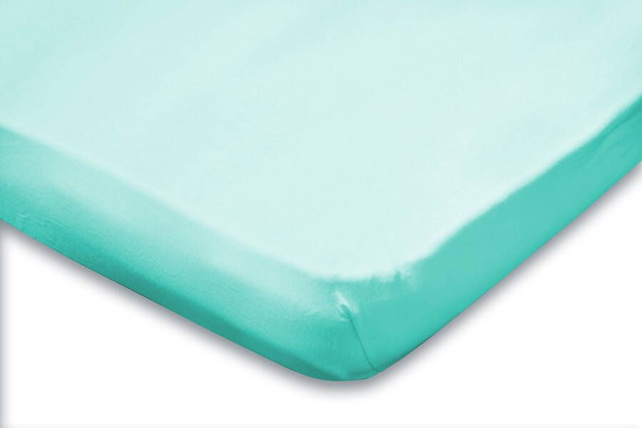 Eleganzzz Hoeslaken Topper Jersey Stretch Aqua Hoeslaken 120 130 140x200cm Twijfelaar Tweepersoons 100% Katoen Topper Hoeslakens