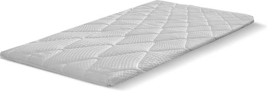 Eleganzzz Topper Met Border Latex 6cm 90x200cm Topper Matras Eenpersoons Topdekmatras Oplegmatras