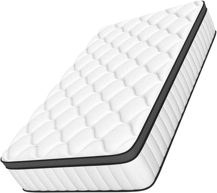 Elekiatech Matras 140 x 200 cm 24 cm Dik Tweepersoonsmatrassen-Latex Pocketvering Matras met 9 laags Composietstructuur