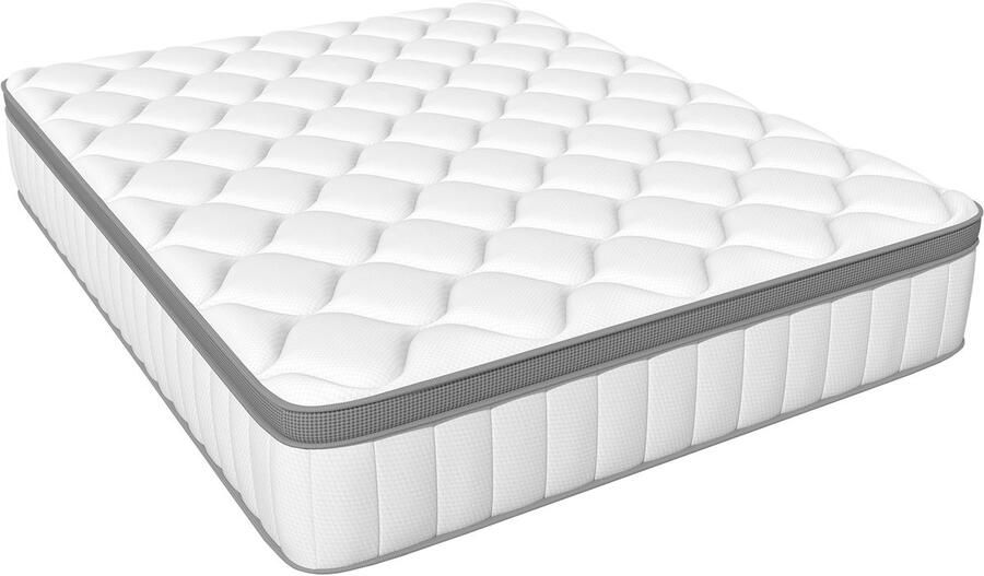 Elekiatech Matras 140 x 200 cm 25 cm Dik Tweepersoonsmatrassen-Latex Pocketvering Matras Anti-Allergische met 9 laags Composietstructuur - Foto 2