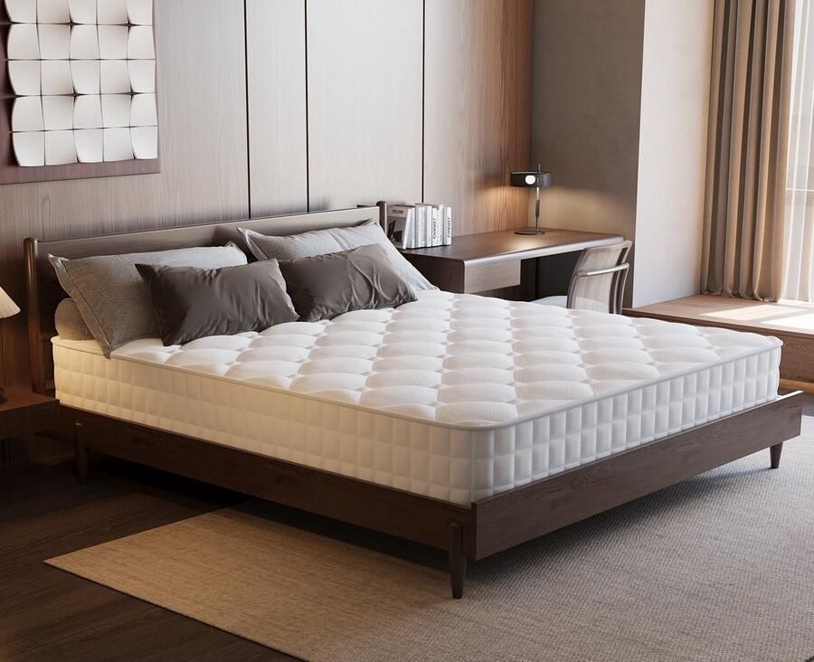 Elekiatech matras 140x200 cm-20 cm dik-tweepersoonsmatrassen-Latex pocketvering matras-Anti-Allergische-met 9-laags composietstructuur - Foto 2