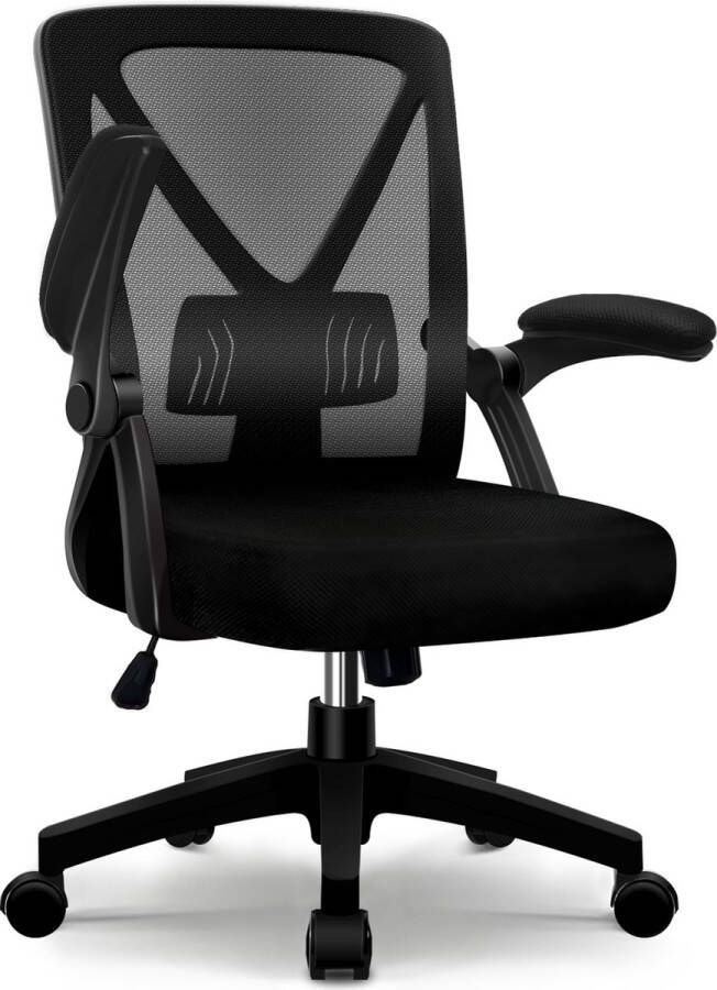 Elekiatech Ergonomische Bureaustoel HR20 Bureaustoel Bureaustoelen voor Volwassenen 150 Kg Zwart - Foto 2