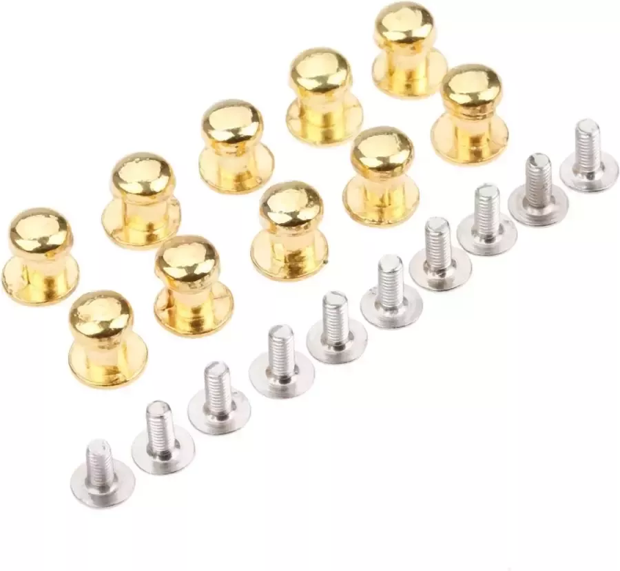 Elemental GOods 10 Stuks Mini Knoppen – Handvat voor Kleine Lade – Goud – 7*10 mm