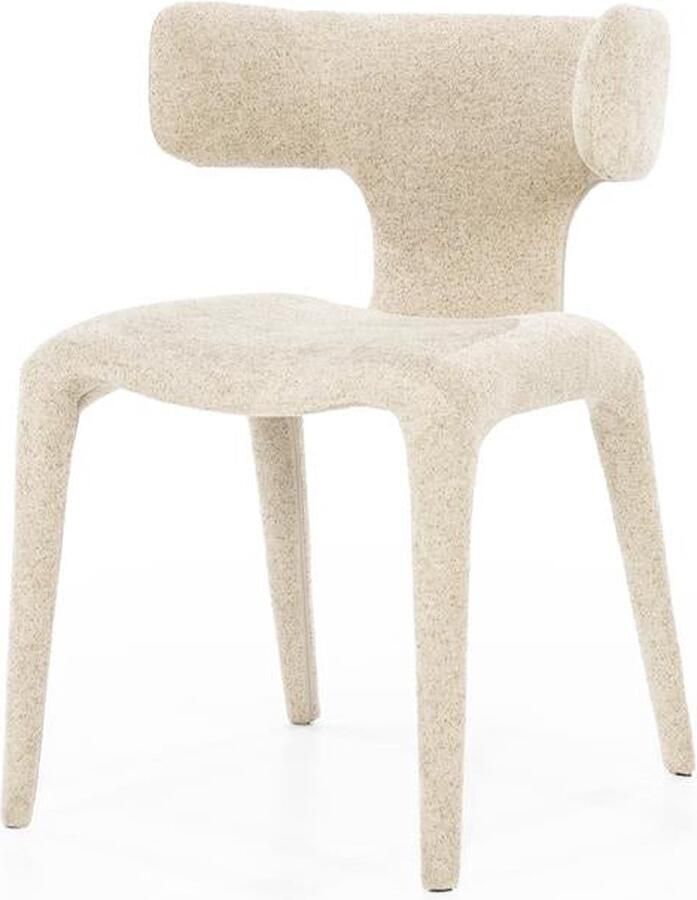 Eleonora Eetkamerstoel Dave Taupe Stof