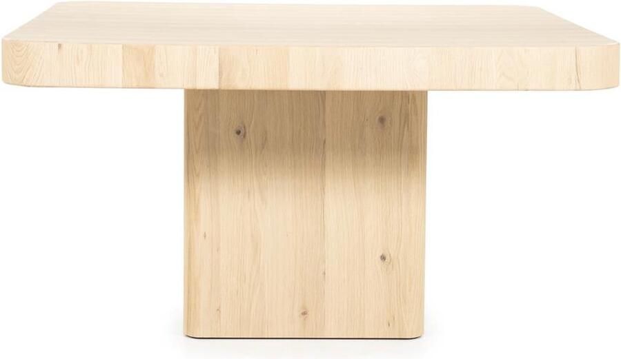 Eleonora Eettafel Harmonie Naturel Eikenhout Vierkant