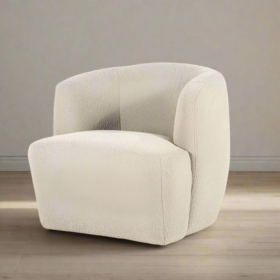 Eleonora Fauteuil Charlotte Taupe Stof