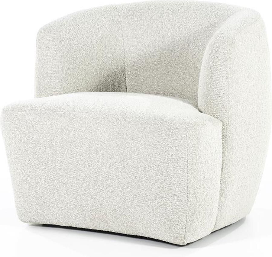 Eleonora Fauteuil Charlotte Wit Stof