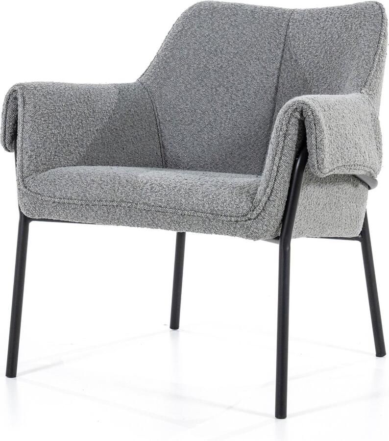 Eleonora Furnilux Tony Fauteuil Grijs Comfortabele Zitstoel - Foto 2