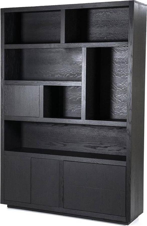 Eleonora Opbergkast Helsinki Eiken Zwart 220 x 150cm - Foto 2