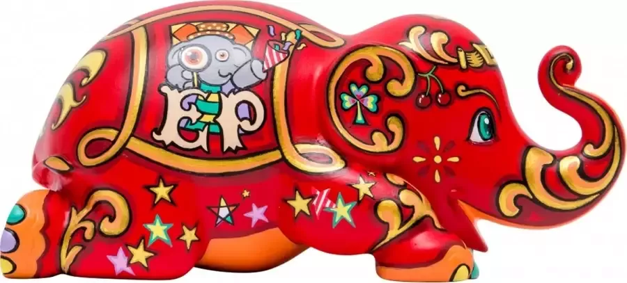 Elephant Parade Ele Bank Lucky Happy Handgemaakt Olifanten Beeldje 15cm