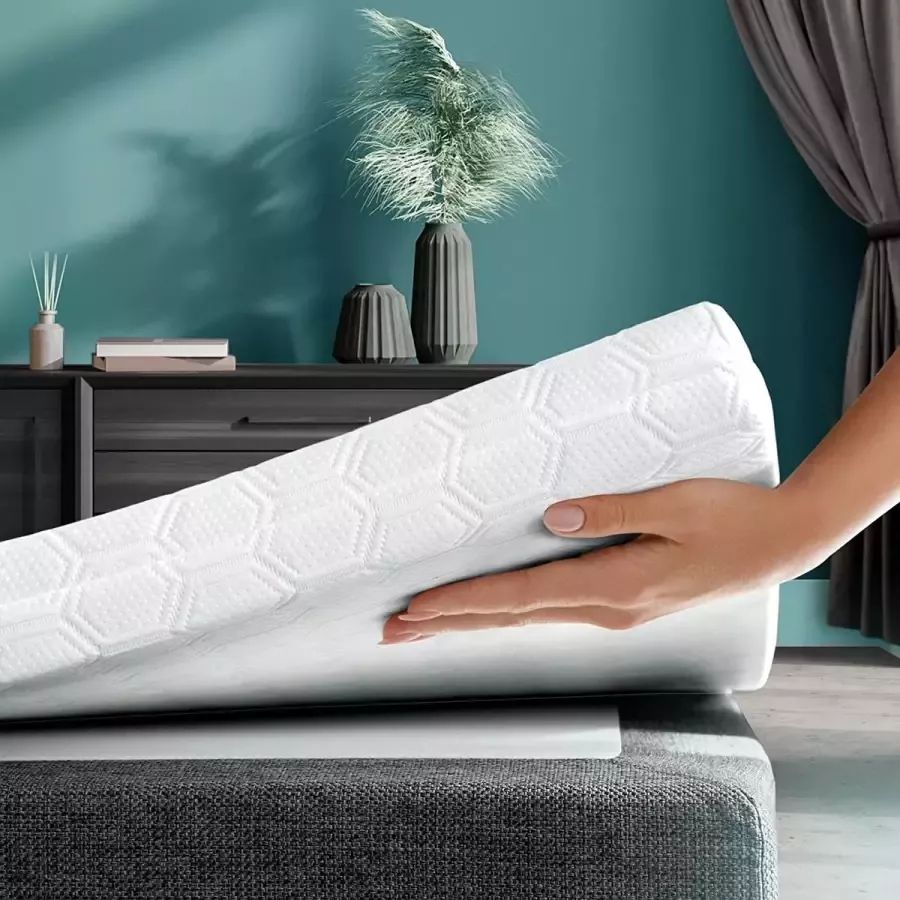Berry-Sleep Fliptopper matras Traagschuim 160x200 10cm Hard en zacht topmatras