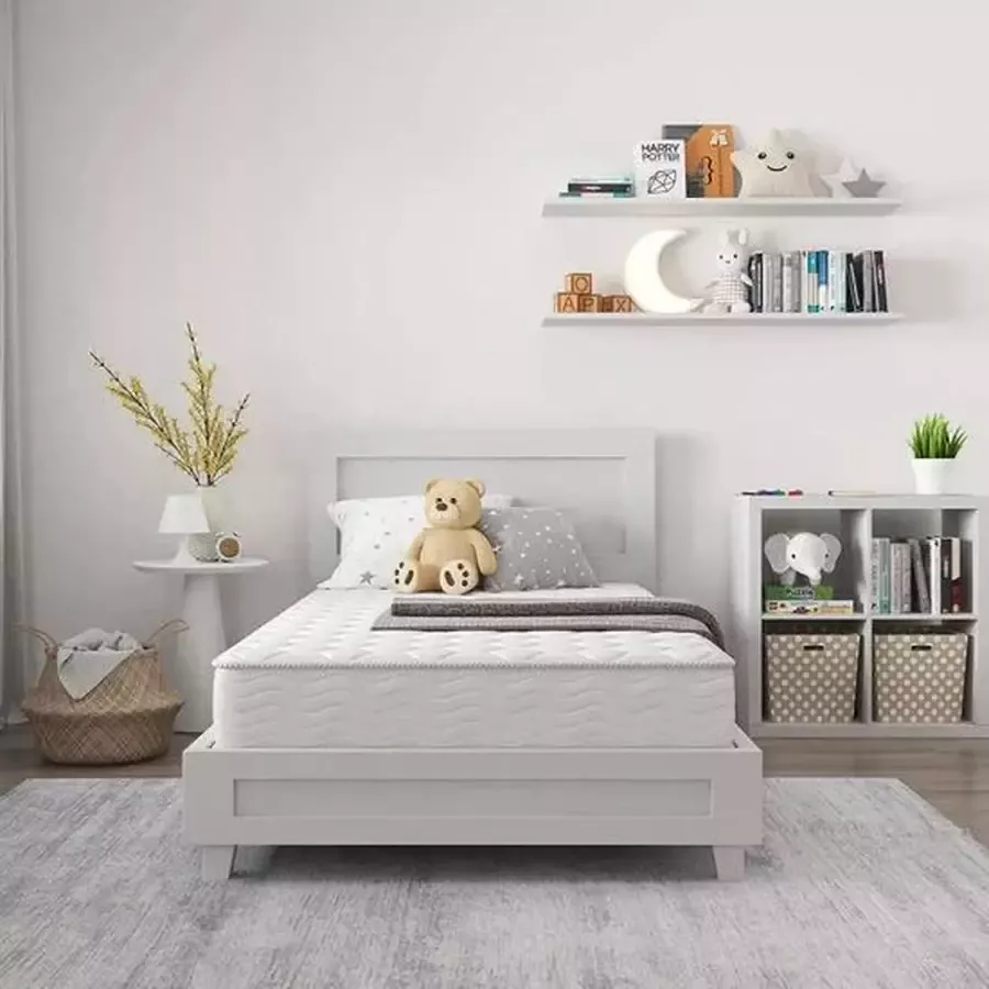 Ella-Sleep Comforta Eenpersoons 80x200 20cm dik Pocketveer matras Antiallergisch Koudschuim