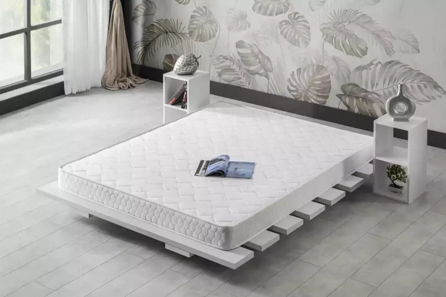 Ella-Sleep Matras Hybrid Tweepersoons 160x200 20cm dik Hybrid matras Antiallergisch Wasbaar