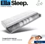 Ella-Sleep Quartz Deluxe 7 Zone Tweepersoons 140x200 21cm Comfortschuim matras Anti-allergisch Tencel - Thumbnail 1