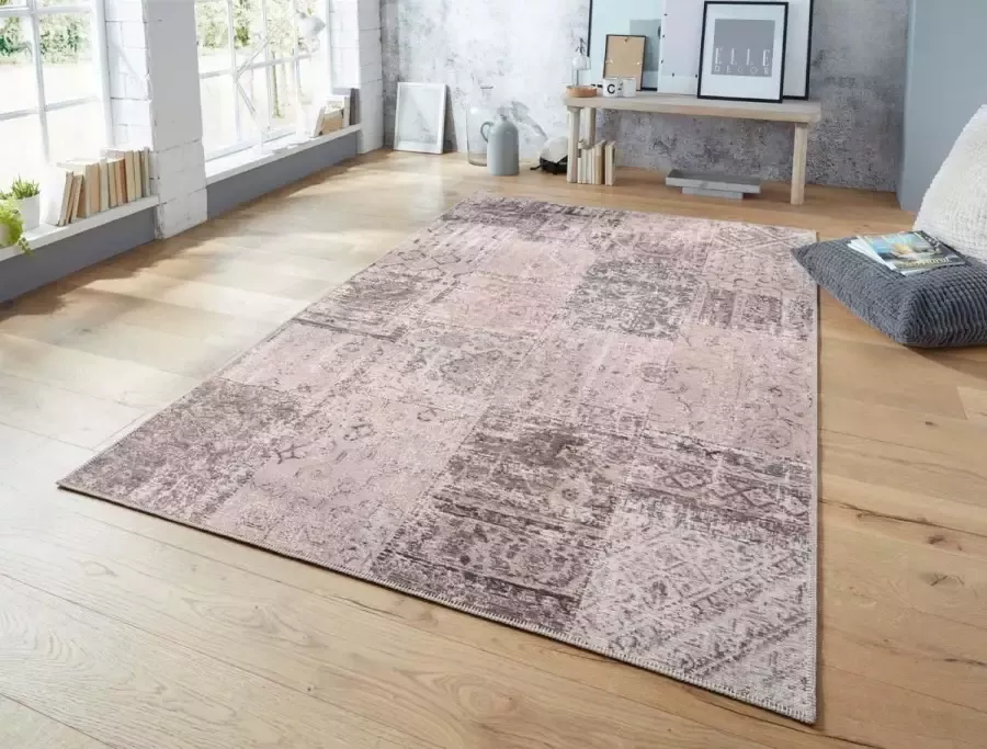 Elle Decor Patchwork vloerkleed – Pleasure Rose Denain 80x150cm - Foto 2