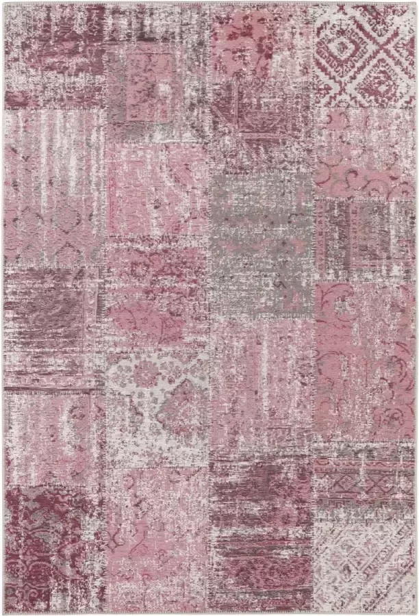 Elle Decor Vintage vloerkleed pleasure roze Viscose 160 x 230 cm (M) - Foto 2