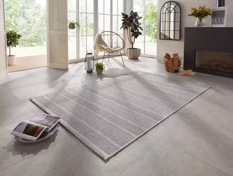 ELLE DECORATION Vloerkleed Arras In- & outdoor weerbestendig balkon tuin woonkamer sisal look - Foto 2