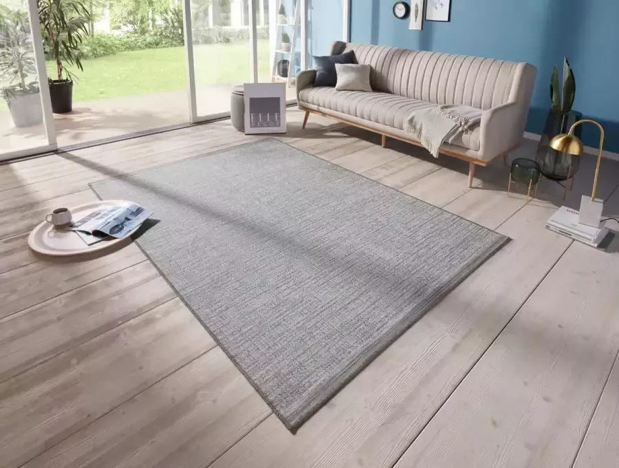 Elle Decoration Binnen & buiten vloerkleed Lens blauw 115x170 cm - Foto 2