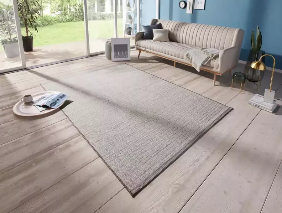 ELLE DECORATION Vloerkleed Lens Geschikt voor binnen en buiten slijtvast en gemakkelijk in onderhoud platweefsel - Foto 2