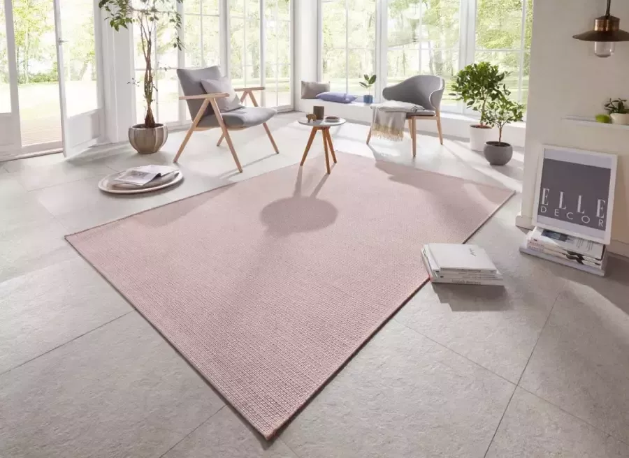 ELLE DECORATION Vloerkleed Millau Platweefsel in- & outdoor modern terras balkon woonkamer - Foto 3