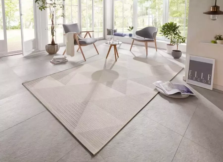 Elle Decoration Binnen & buiten vloerkleed Sevres crème beige 200x290 cm - Foto 2