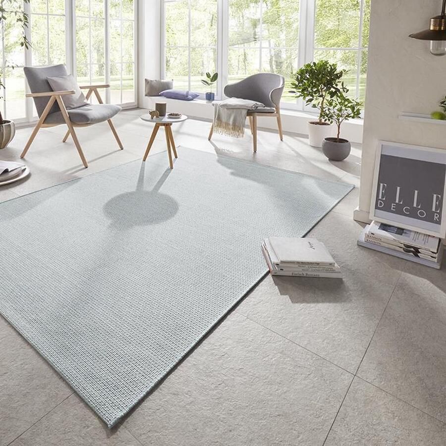 ELLE DECORATION Vloerkleed Millau Platweefsel in- & outdoor modern terras balkon woonkamer