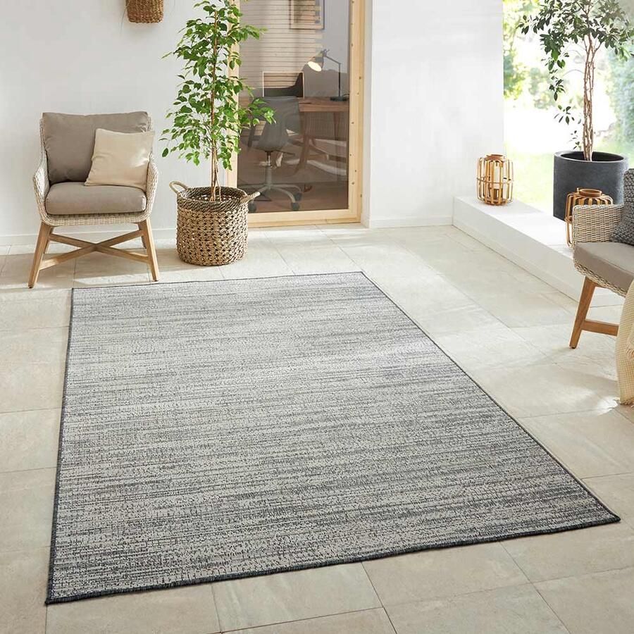 ELLE DECORATION Vloerkleed Mèlange tweezijdig tapijt Vlakweefsel In-& Outdoor Modern tweezijdig balkon woonkamer