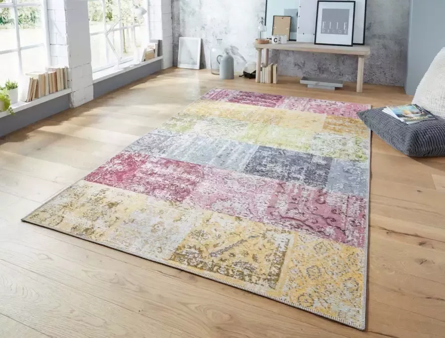 Elle Decoration Vlakweef vloerkleed Toulon meerkleurig 160x230 cm - Foto 2