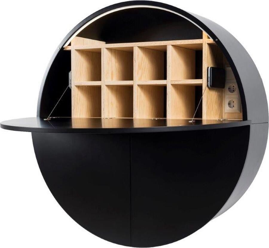 EMKO multifunctionele wandkast pill zwart