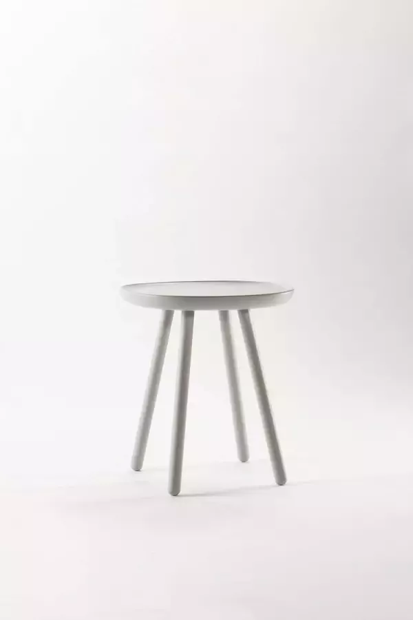 EMKO Ash Bijzettafel rond vierkant essenhout grijs small