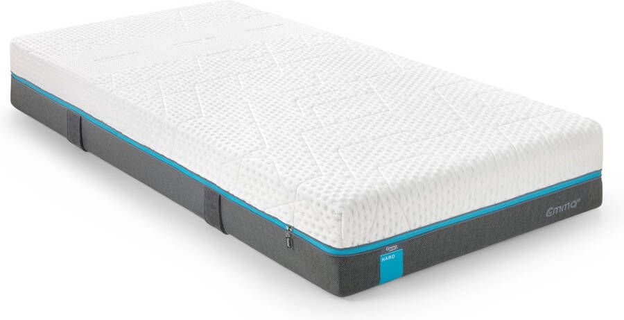 Emma Diamond Hard koudschuim matras 100 x 210 cm 10 jaar garantie 25 cm tot 140 kg