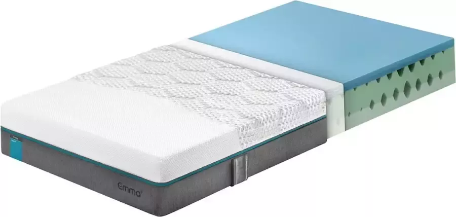 Emma Helix Hard koudschuim matras 90 x 210 cm 10 jaar garantie 23 cm tot 140 kg