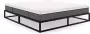 Emma Metal bed met O2 medium matras 140 x 200 cm - Thumbnail 1