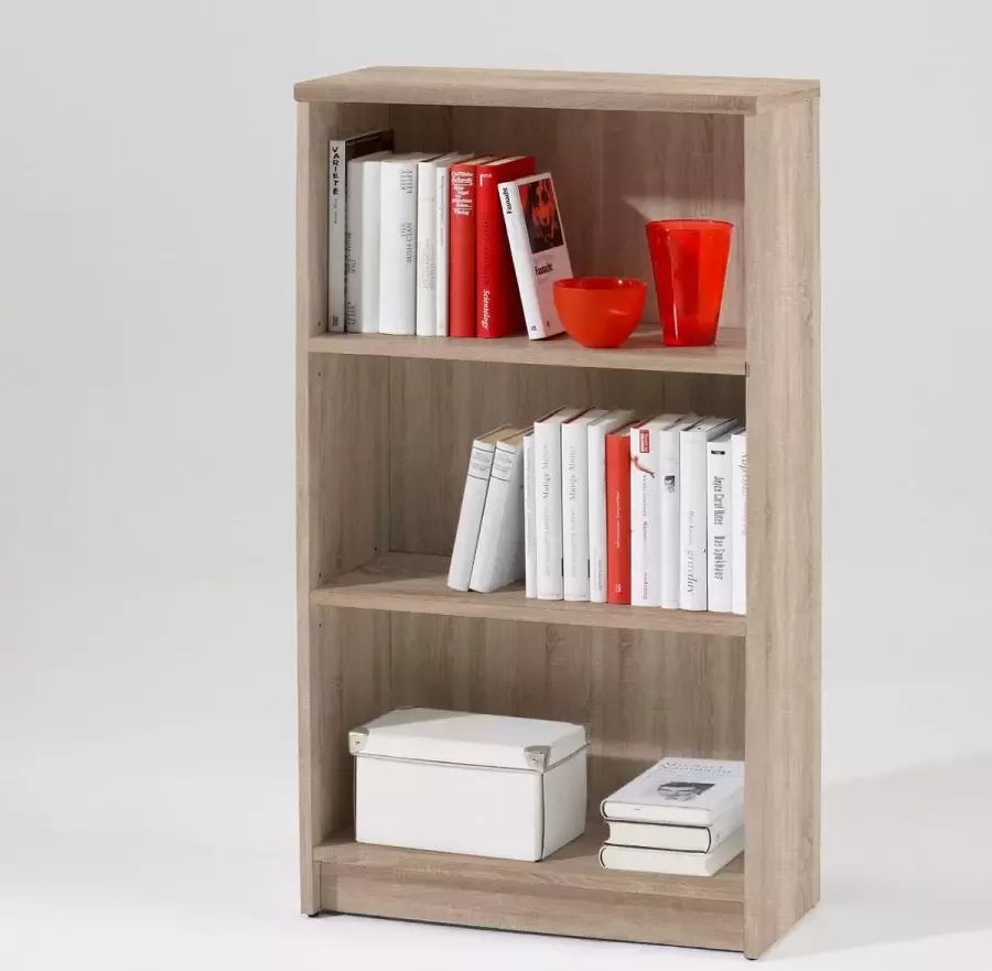 Emob Boekenkast Rek Bruin 106cm Breed