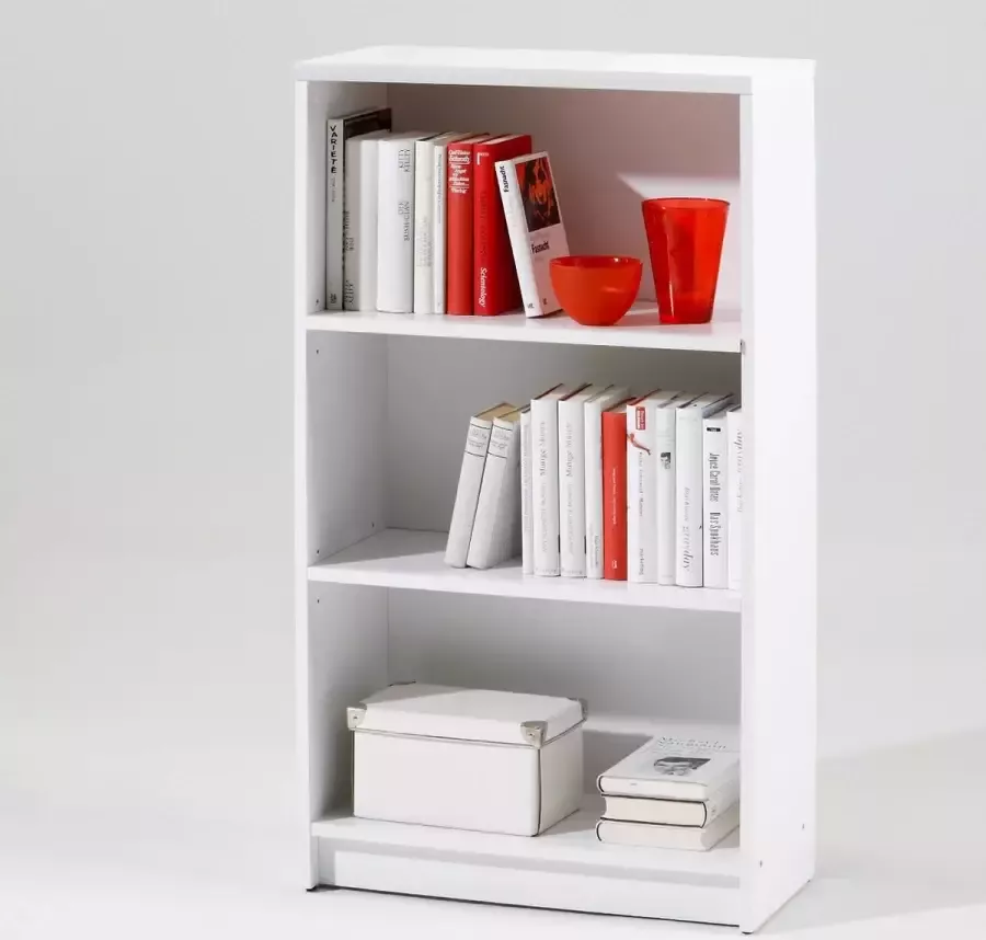 Emob Boekenkast Viviane 60x106cm wit - Foto 2