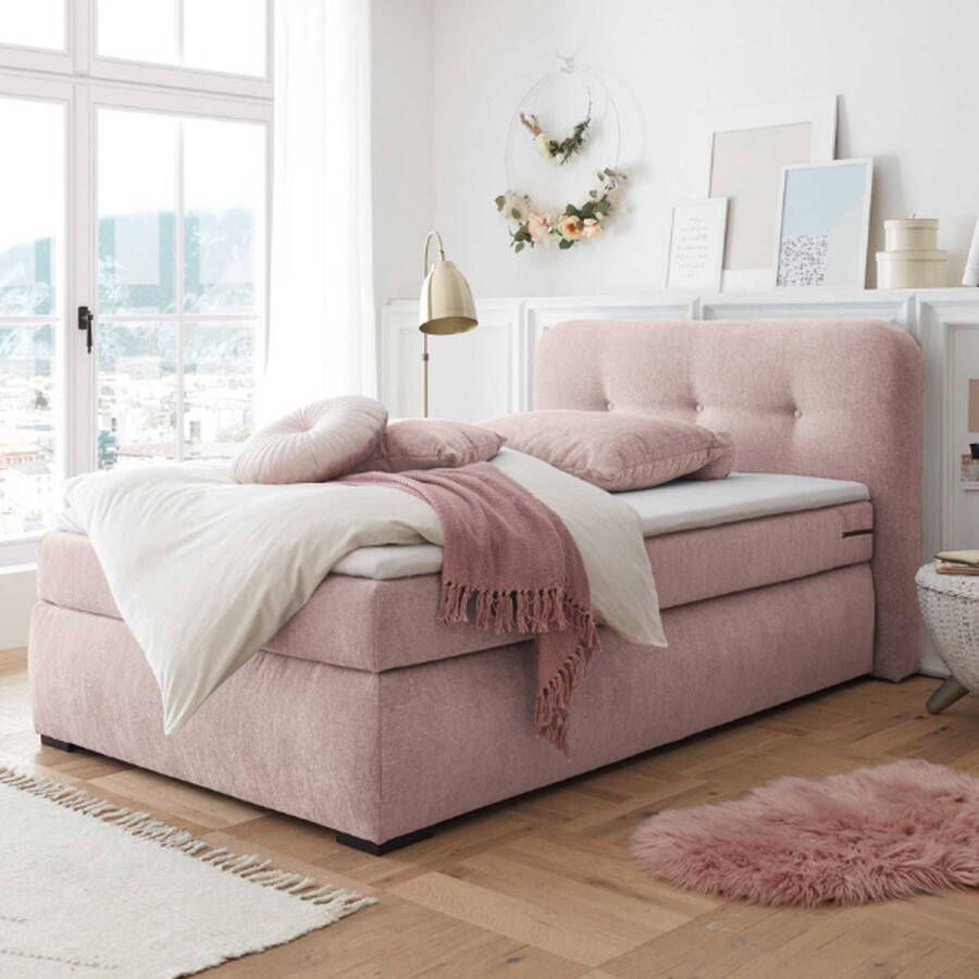 Emob Boxspring Palos 120x200 Roze