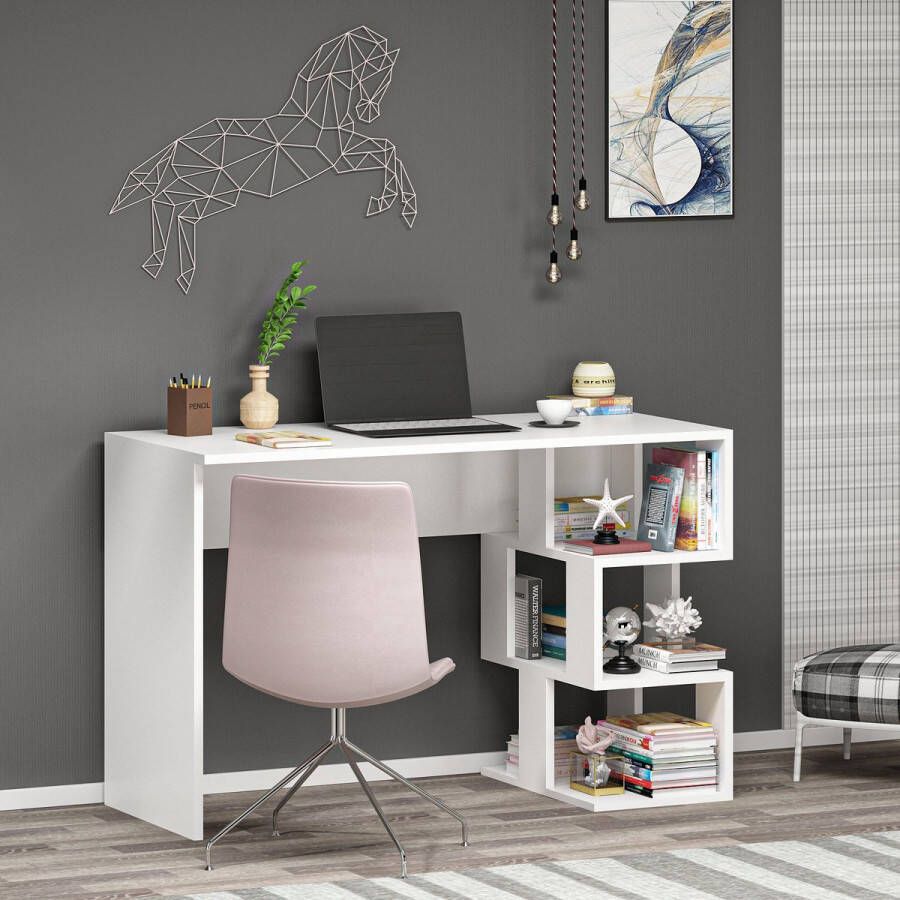 Emob Creatief Studiebureau 100% Melamine 110cm x 73.8cm x 50cm Wit Summer Sale Wit Melamine Summer Sale Op voorraad - Foto 2