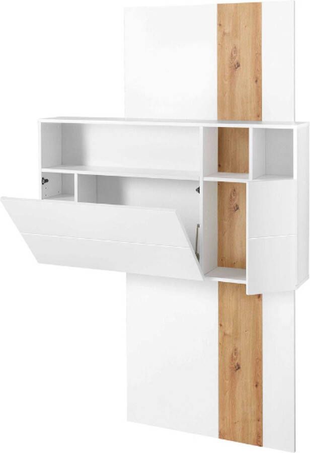 Asir studiebureau. 100% GEMELAMINEERDE SPAANPLAAT. Dikte: 18 mm. Metalen poten. Breedte: 120 cm Hoogte: 75 cm Diepte: 60 cm - Foto 9