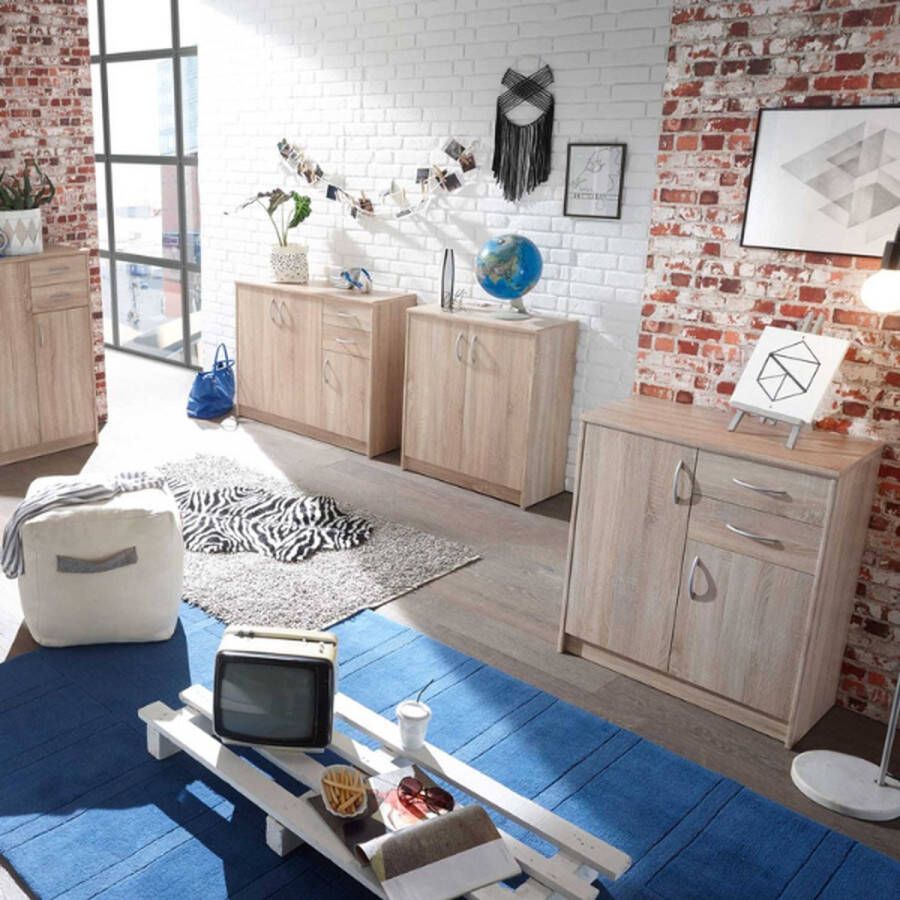 Emob Commode Bruin 109x35x86 cm - Foto 3